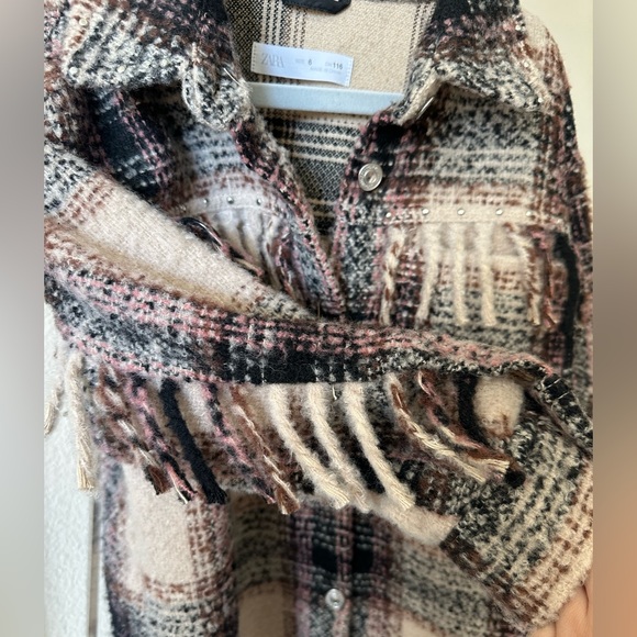 VGUC ZARA Fringe Girls Jacket - Picture 4 of 8